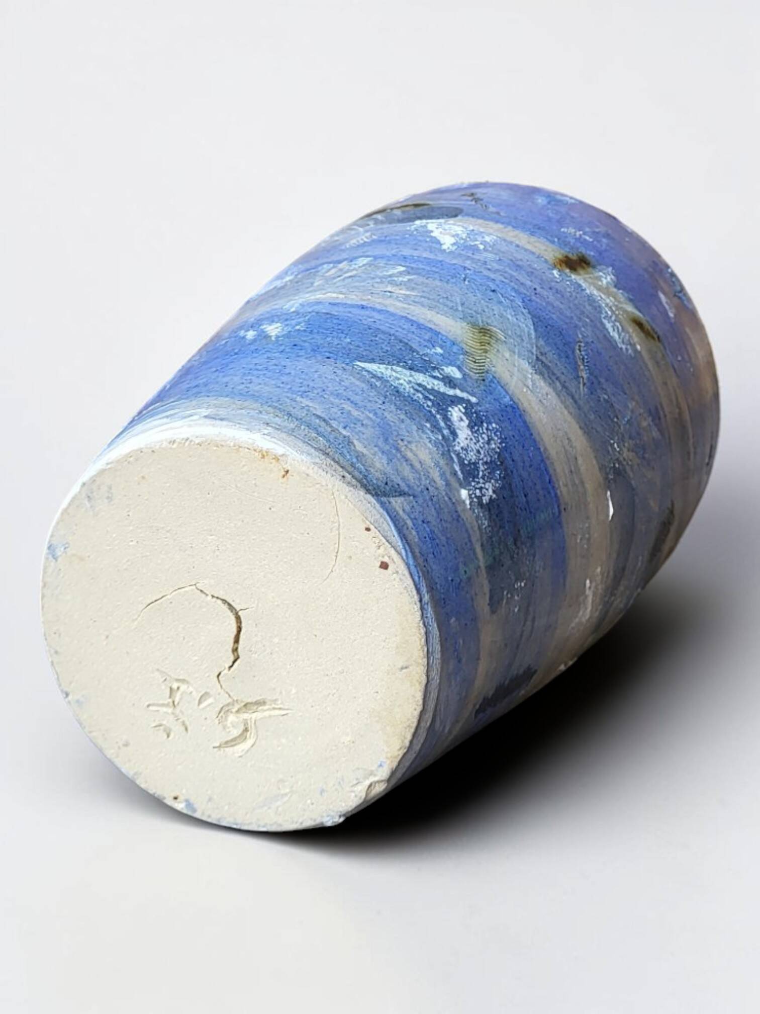 Japanese-style stoneware vase