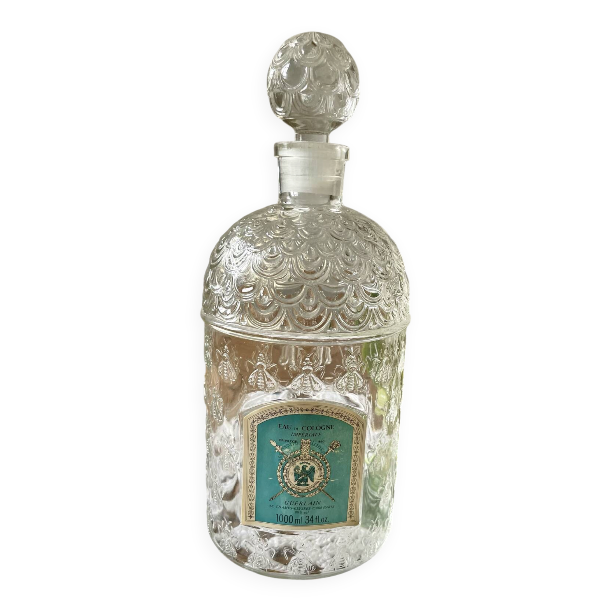 Large bee bottle guerlain vintage 1000ml (empty)