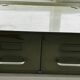 Metal filing cabinet with 2 drawers