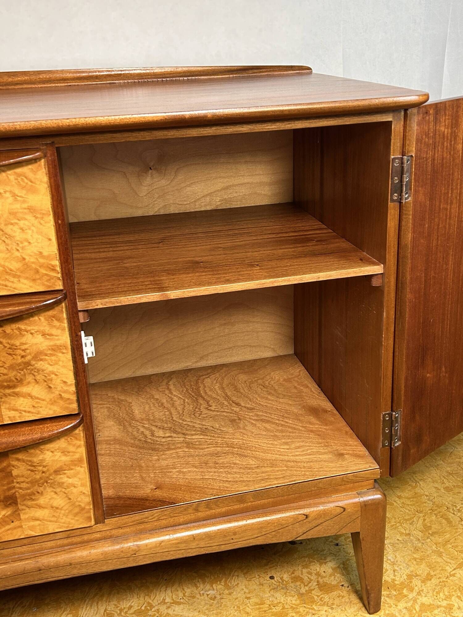 Mid century retro vintage teak burr walnut classic design McIntosh Sideboar