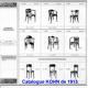 Fauteuil de bureau  KOHN N°701 Sécession - 1910 - No Thonet -
