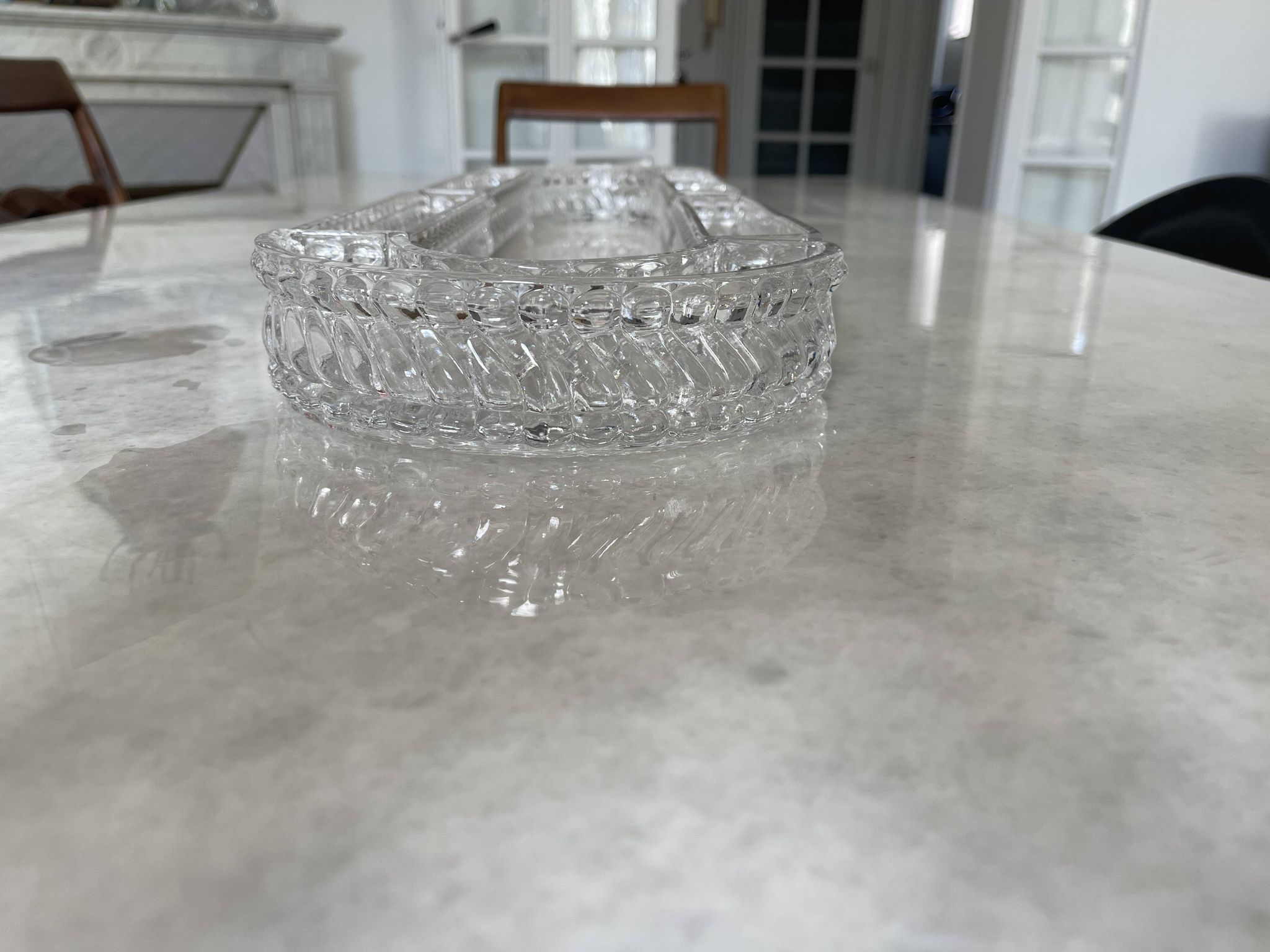 Baccarat runner or centerpiece.