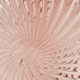 Vase en verre rose poudre 25cm