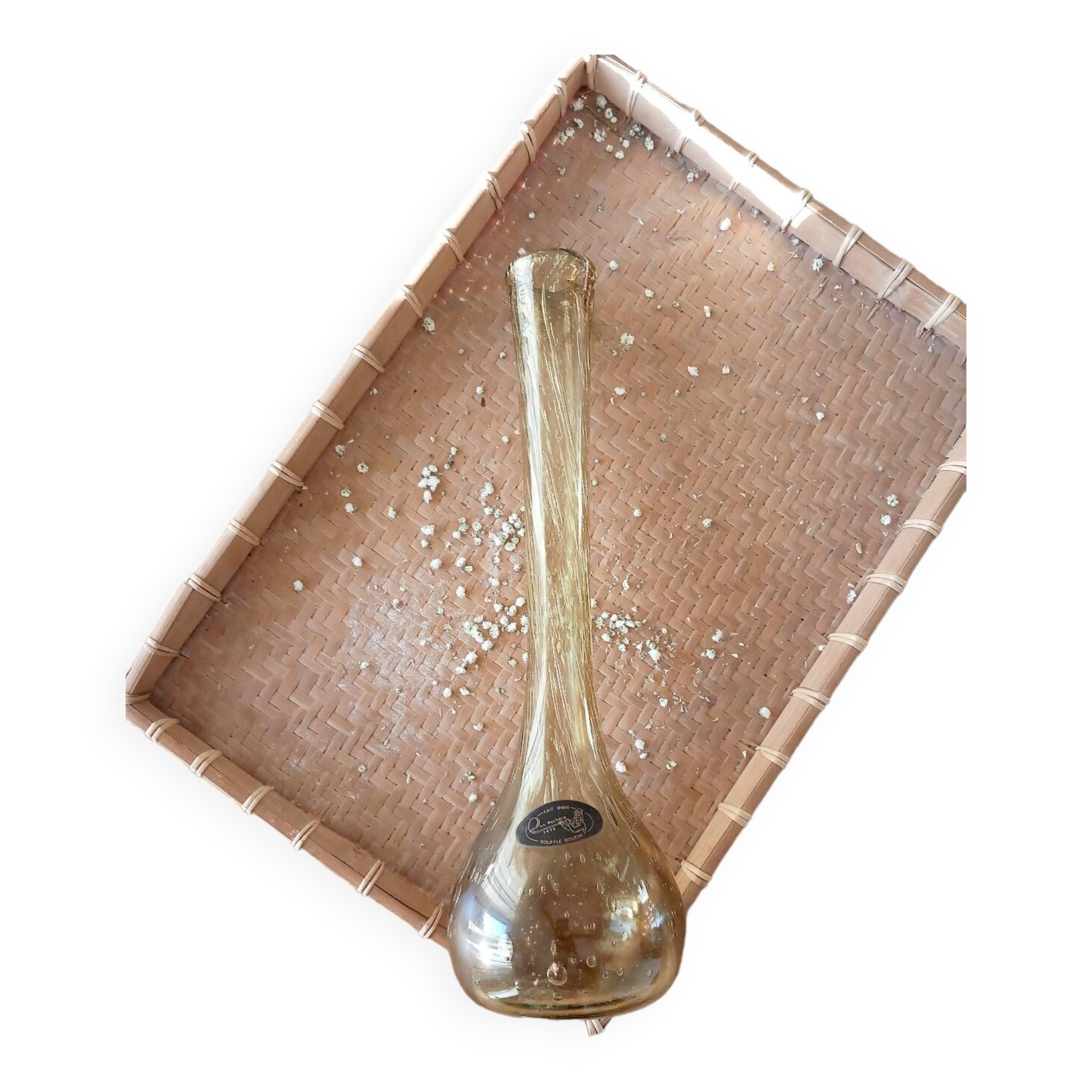 La Rochère mouth-blown vase / soliflore