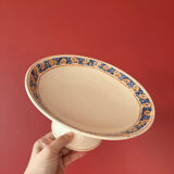 Antique Longwy compote dish