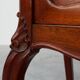 Paire de tables de nuit en noyer de style Louis XV avec des plateaux en marbre de Carrare, France