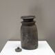 Antique Wooden Pot from Nepal Rustic 19th Century Storage Container