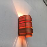 Edda V155 wall lamp in teak from the mid-century by Hans-Agne Jakobsson for Ellysett AB, 1950s.