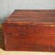 Painted wooden chest