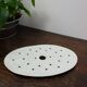 Old iron clay draining plate