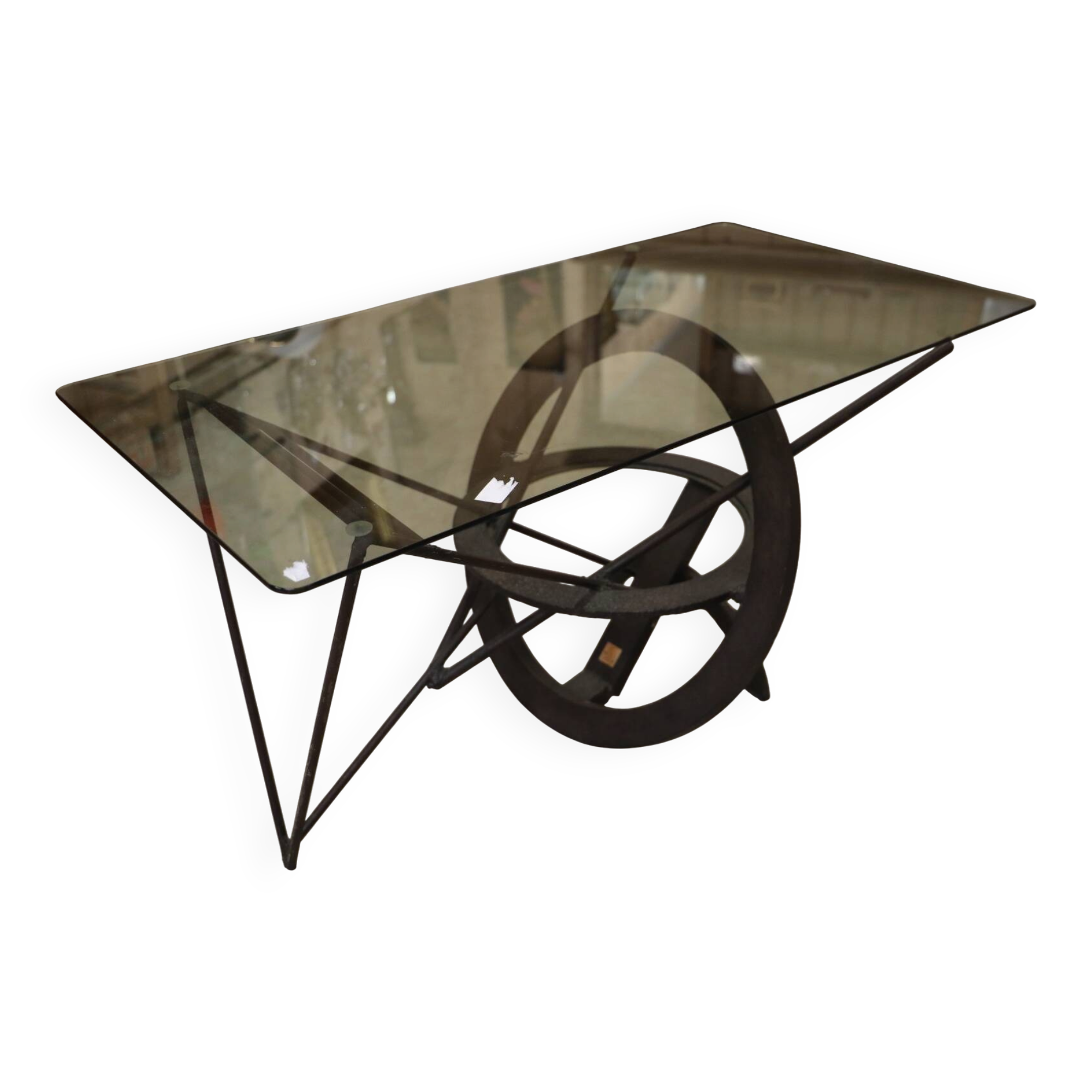 Industrial design coffee table