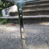 Vintage coffee table chrome and glass