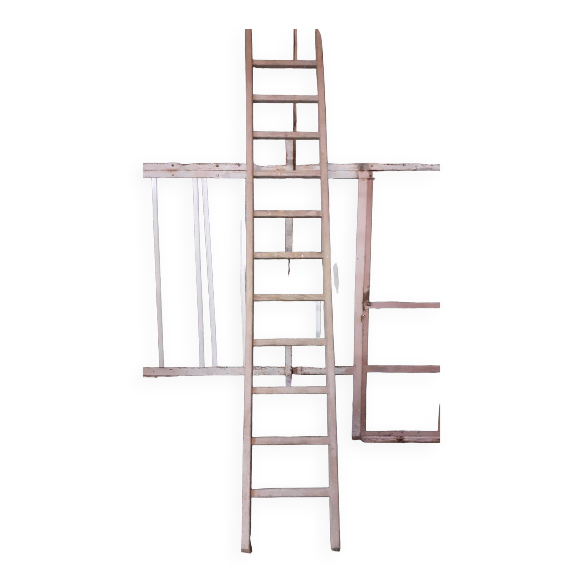Wooden ladder