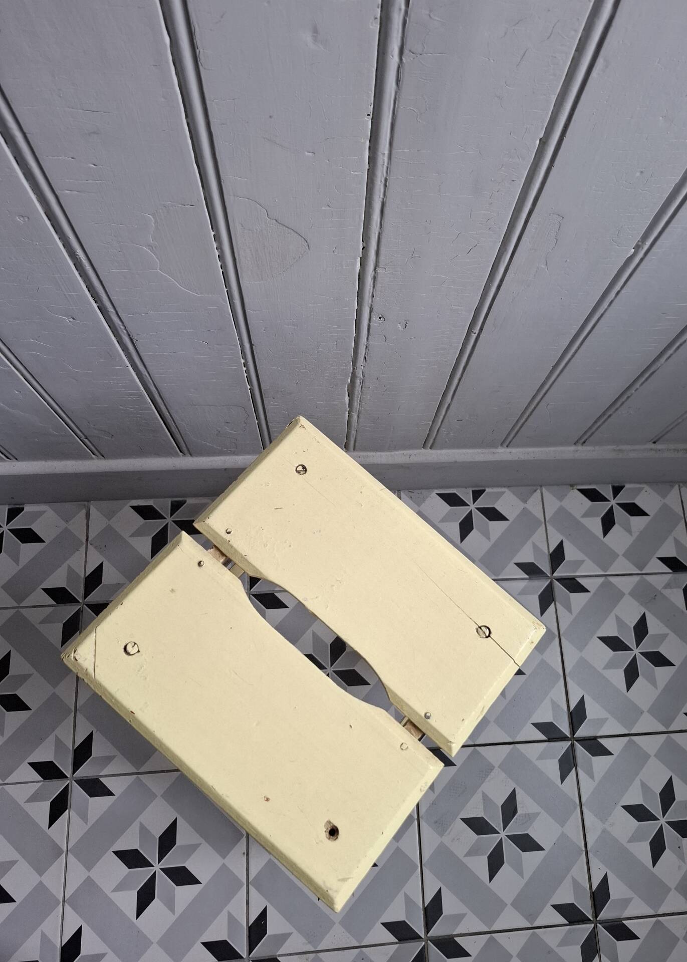 Yellow butter stool