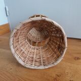 Marotte head with wicker rattan hat Africa Senegal
