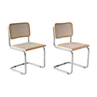 Paire de chaises cesca B32 par Marcel Breuer