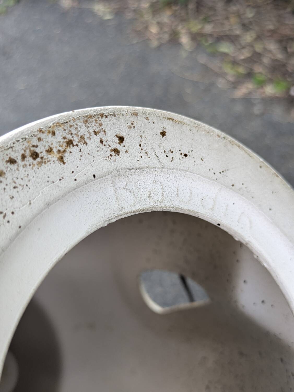 Vintage ceramic floor lamp signed Baudin vintage 1960 1970