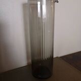 Pitcher / Vase in smoked blown glass - 1960s/1970s