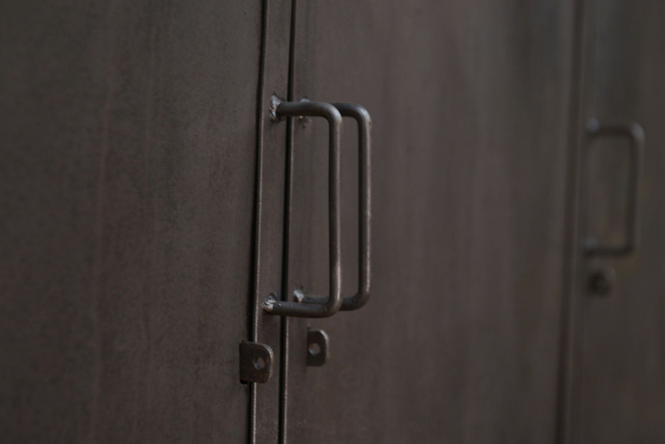 Industrial cabinet 4 doors in metal 1950