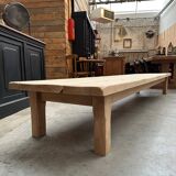 Huge solid oak coffee table