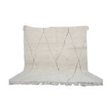 Incroyable tapis marocain - Tapis berbère - Tapis en laine - Tapis minimaliste - Tapis Beni ourain -