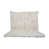 Incroyable tapis marocain - Tapis berbère - Tapis en laine - Tapis minimaliste - Tapis Beni ourain -