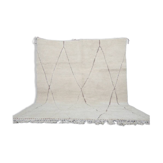 Incroyable tapis marocain - Tapis berbère - Tapis en laine - Tapis minimaliste - Tapis Beni ourain -