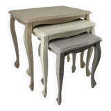 Wooden nesting tables