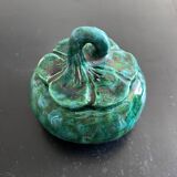 Handmade pumpkin sugar bowl