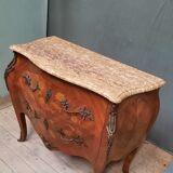 Commode in Louis XV style marquetry