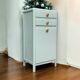 Vintage gray green bathroom chest of drawers