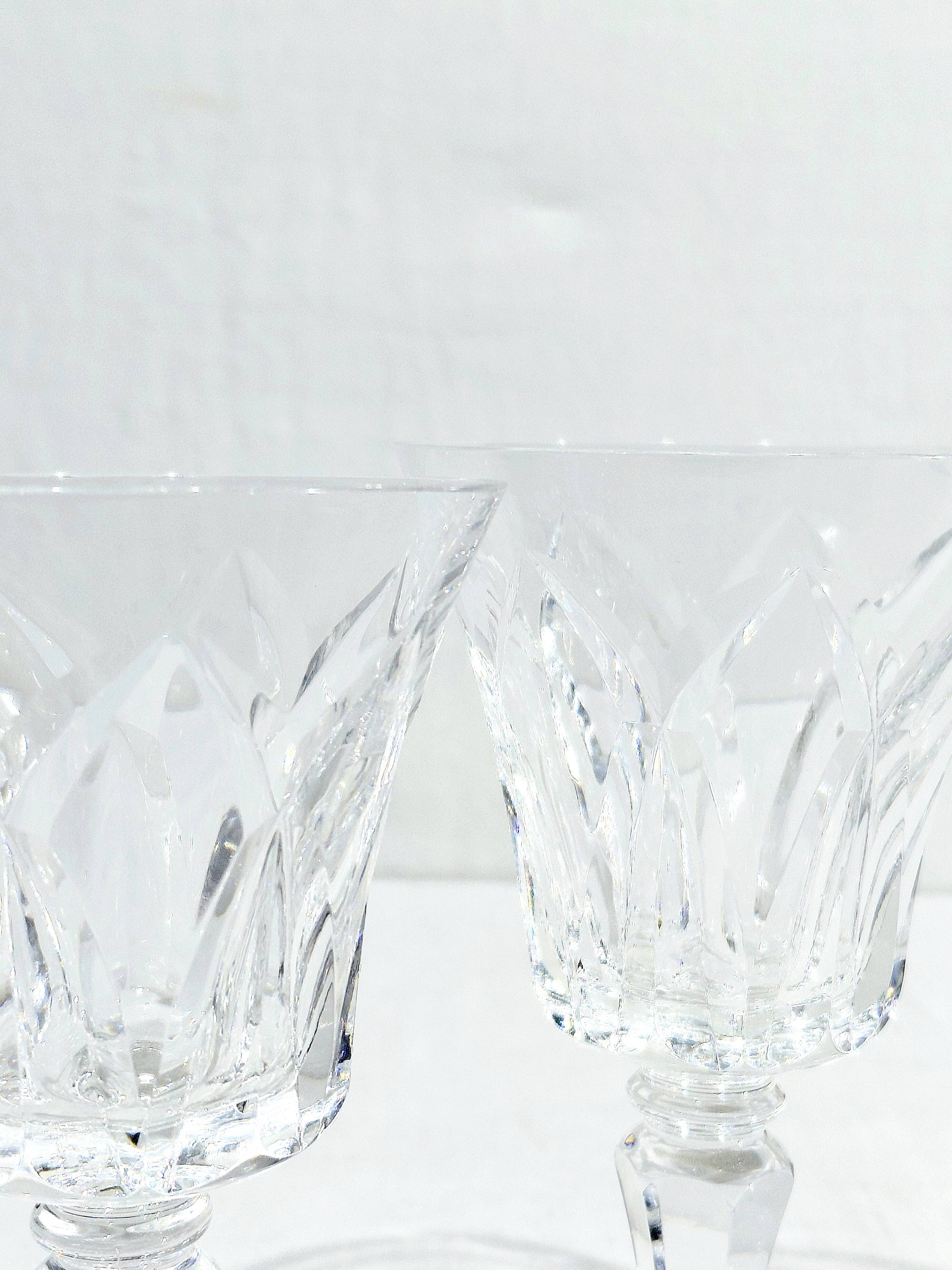12 white wine glasses St Louis model Camargue