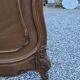 Lit style Louis XV en noyer (1 personne)