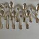 Modernist silver-plated cutlery 6 + 6 + 6