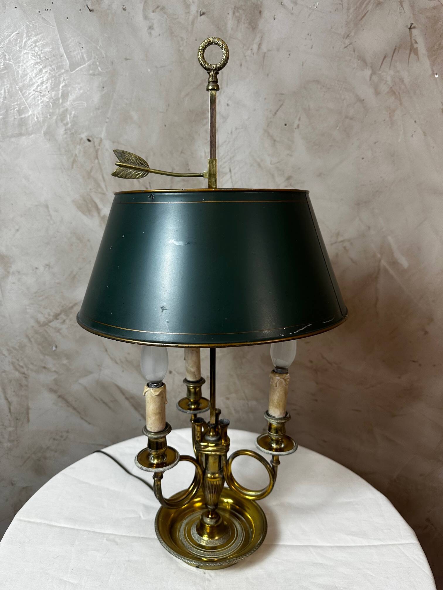 19th-century bouillotte lamp