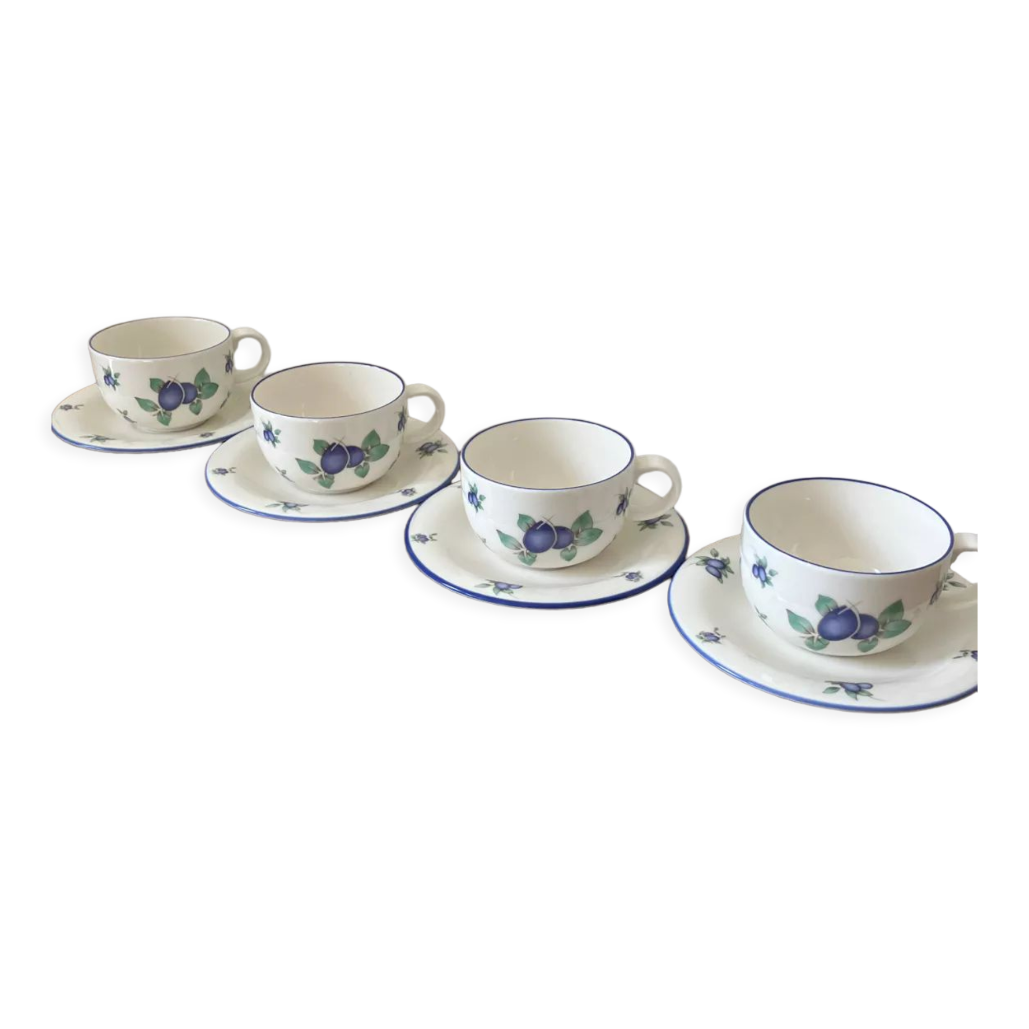Royal doulton blueberry tea cups