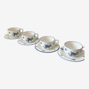 Royal doulton blueberry tea cups