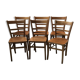 Lot of 12 vintage bistro chairs