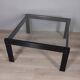 Vintage glass coffee table !sanmarco model by gae aulenti for zanotta, 1970