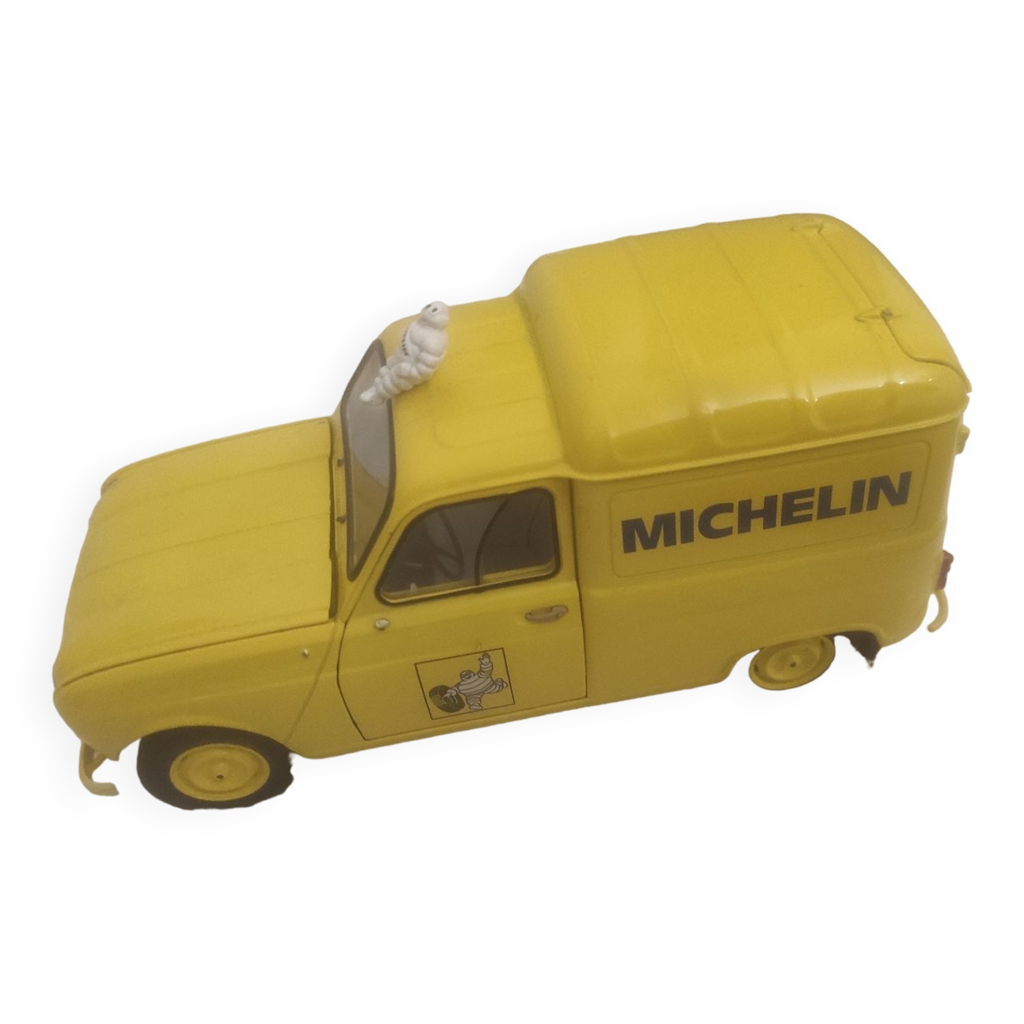 Miniature car Renault 4 van Michelin
