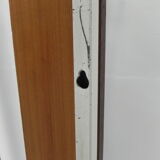 Vintage wall coat rack with 8 hooks and hat shelf