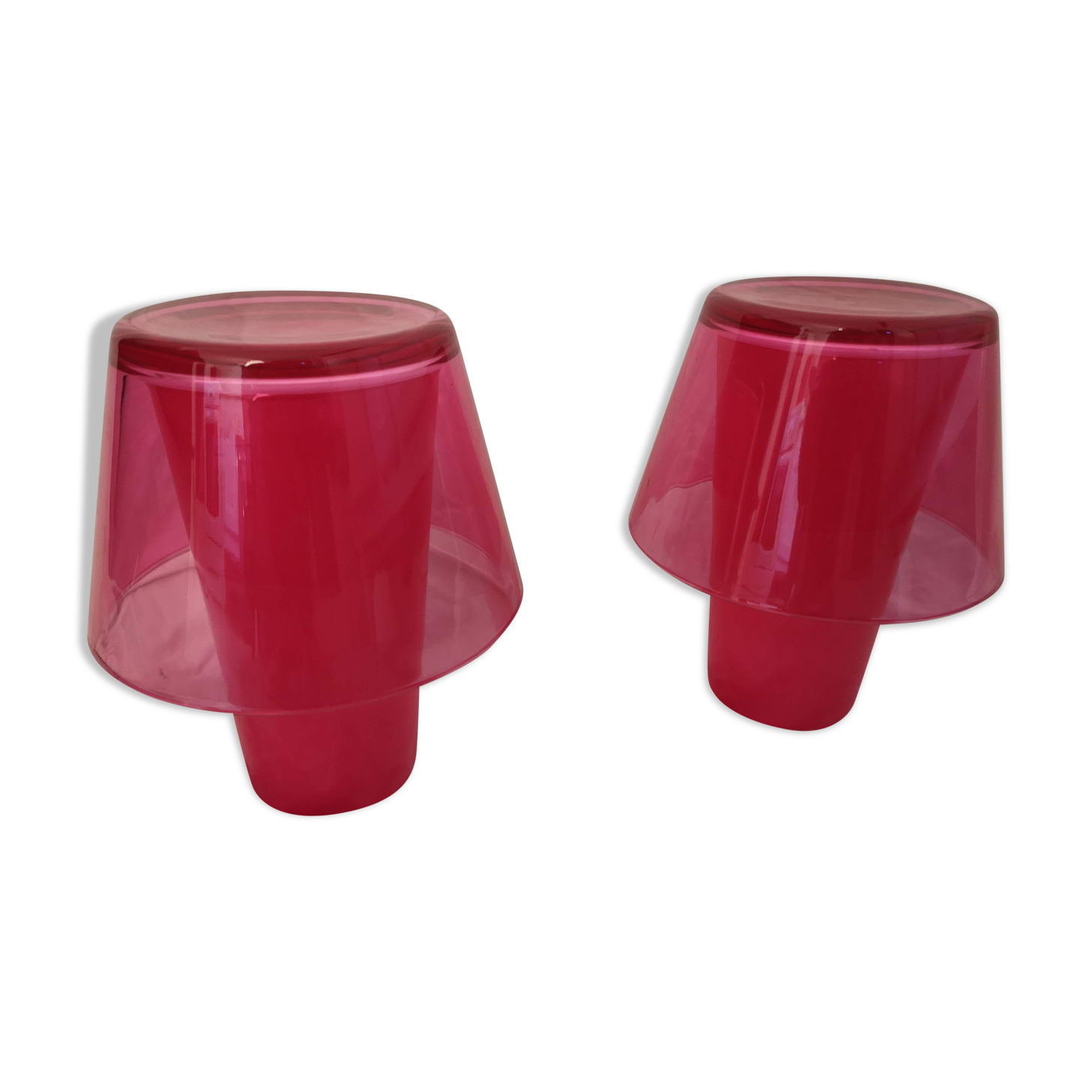 Duo of lamps ikea model gavik vintage