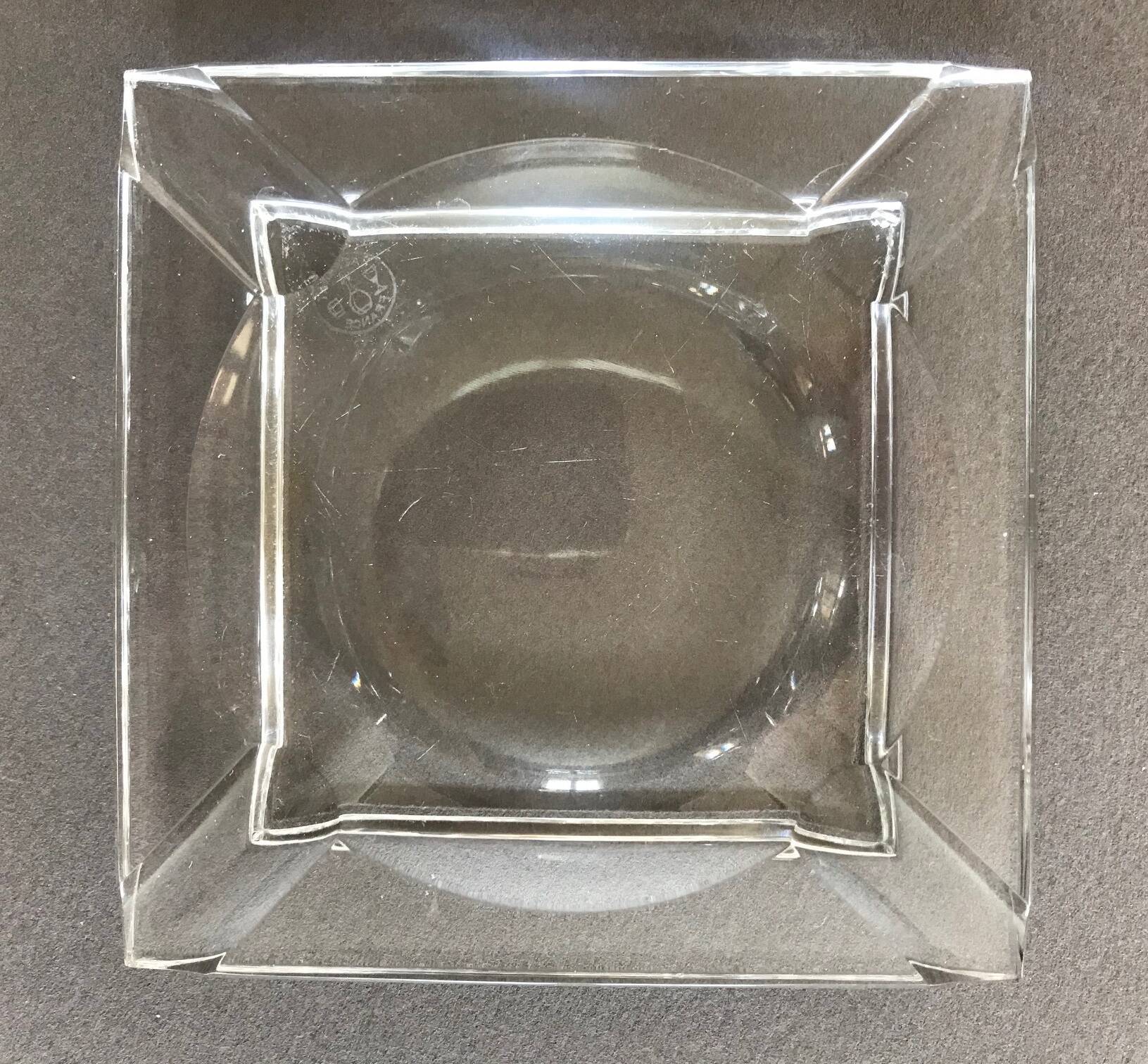 Baccarat square ashtray