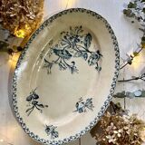 Oval dish, honeysuckle model