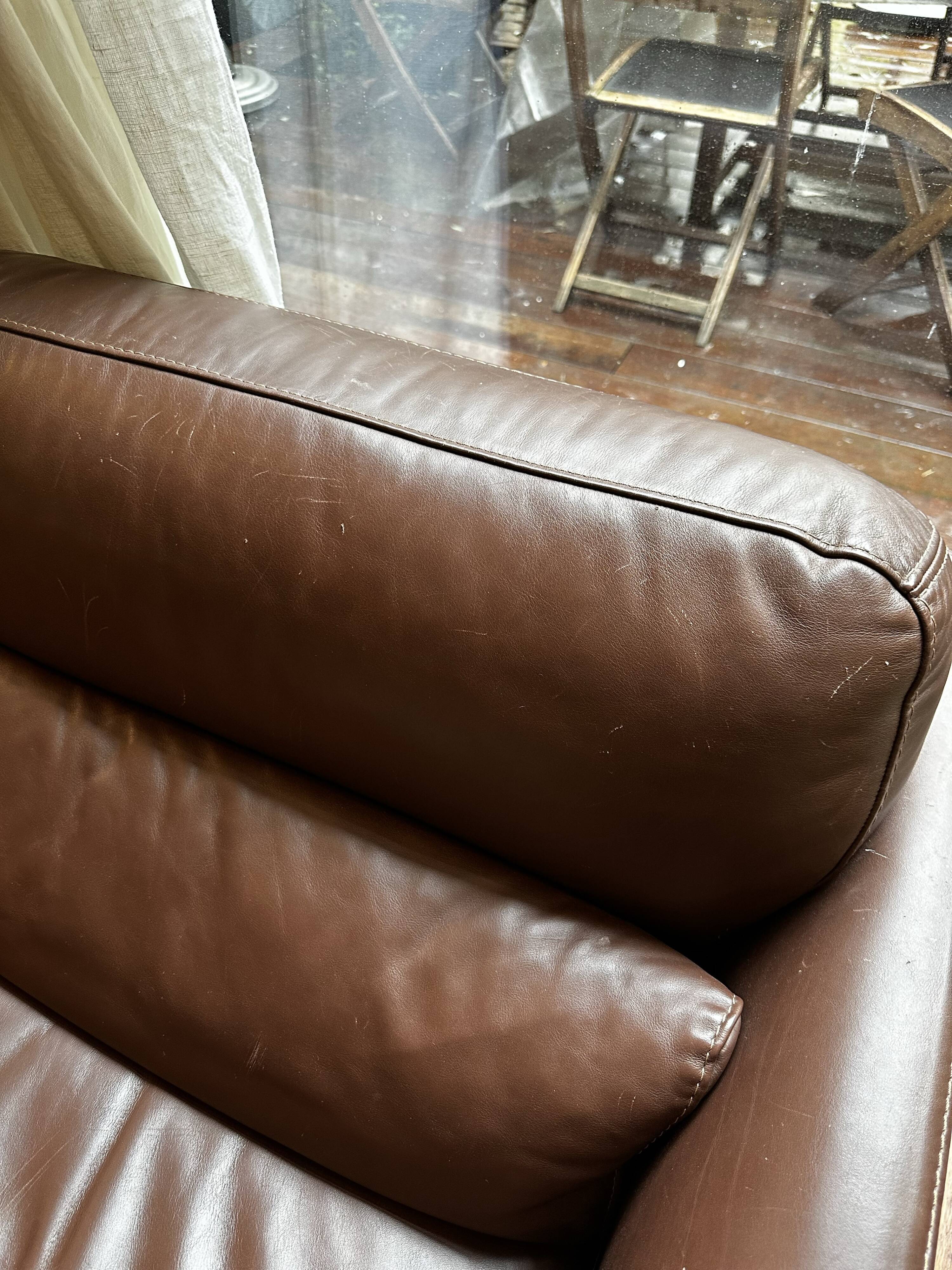Roche Bobois leather sofa
