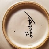 MOUSTIERS, pitcher and Provencal salad bowl
