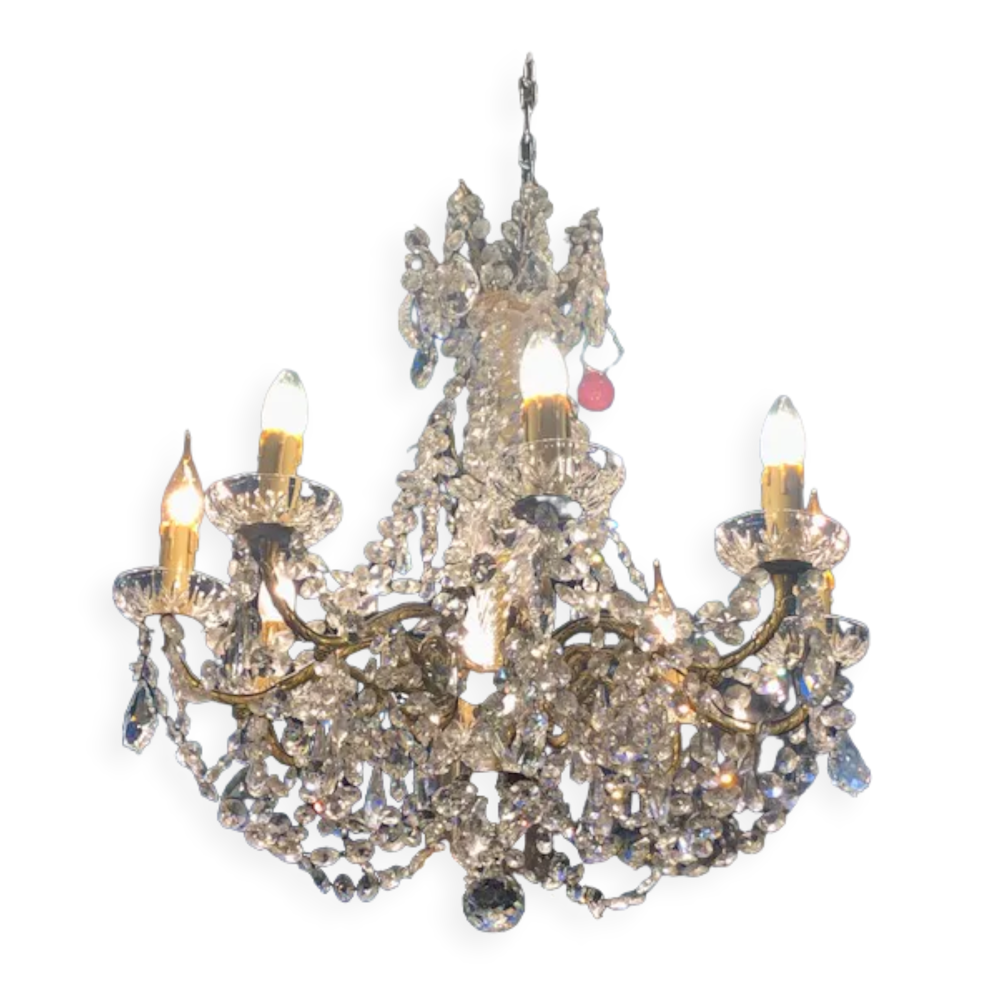 Candle with tassels 8 lights