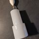 Chandelier suspension glass opaline design vintage Scandinavian