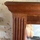 Antique wooden fireplace surround - late 19th / early 20th century