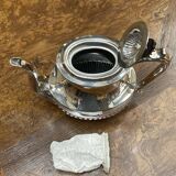 English silver-plated teapot, early 20th century